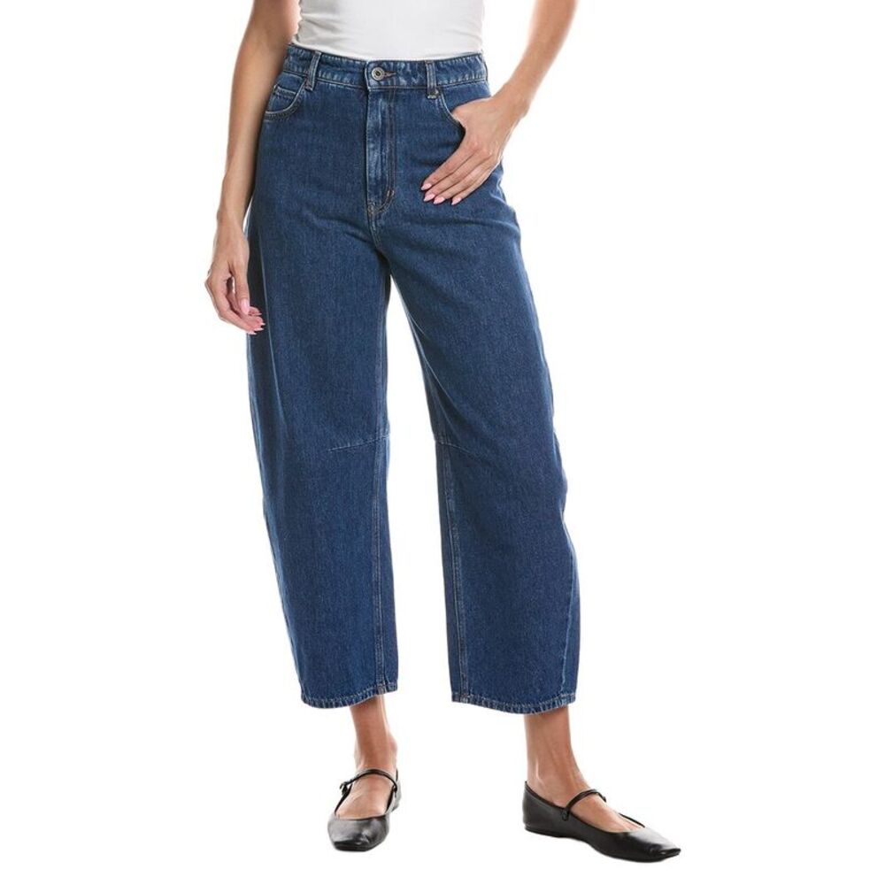 Max Mara Womens  Douglas Straight Jean, Blue